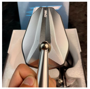 Kính chiếu hậu xe máy H2C-View nhôm CNC mẫu V2 mới thiết kế đẹp mắt dùng cho tất cả dòng xe