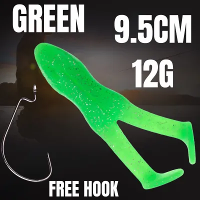 【9G/12G】8.5cm/9.5cm Flappin Jump Frog Lure/soft frog/floating lure/Umpan Katak Casting Haruan toman