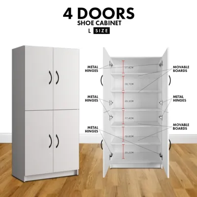 [FREE INSTALLATION] KENZZO :Belly Glass Door Display Cabinet /book shelf/ filing cabinet/ wardrobe