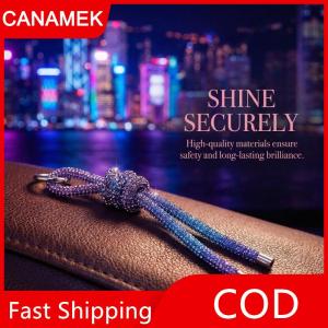 【CANAMEK】 Keychain cho điện thoại thanh lịch Bling dây túi Mặt dây chuyền phụ kiện thời trang cho phụ nữ cô gái Quà Tặng