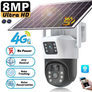 Hàng Chính Hãng |Camera Năng Lượng Mặt Trời VSTARCAM BG66DR - Dùng Sim 4g Phần Mềm Eseecloud 2 Khung Hình - Đàm Thoại 2 Chiều Cảm Biến Chuyển Động Chống Nước Siêu Bền Bh 1 Năm.