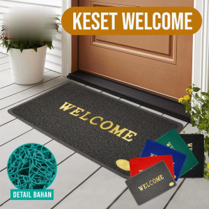 KESET WELCOME TEBAL PREMIUM uk.40 x 60cm/ Keset Bihun ANTISLIP