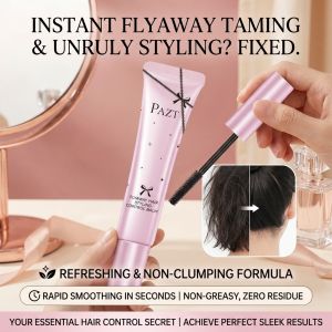 Flyaway Hair Taming Cream Anti Frizz Non Greasy Hair Styling Cream 15ml Travel Size Hair Control Stick Smooth Frizzy Hair Tamer