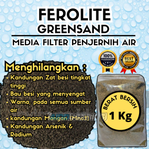 filter air kolam ikan ferolite 1kg penjernih pasir penyerap keruh kotor