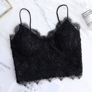 Áo Ngực Croptop Cotton Co Dãn Phối Ren Mềm Mịn Quyến Rũ DAN L&U 20021