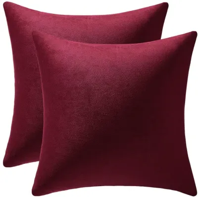 Throw Pillow Cases 18x18 Teal: 1pcs Pack Cozy Soft Velvet Square Decorative Pillow Covers for Farmhouse Home Decor no pillow