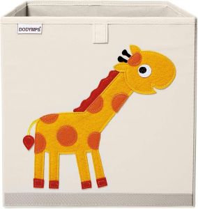 Foldable Animal Toy Storage Bins/Cube//Chest/Organizer for Kids & Nursery 13 inch (Giraffe)