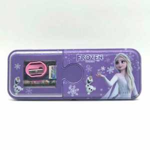 Zaman Now - Kotak Pensil Sanrio Bening 2 Tingkat / Kotak Pensil Sanrio / Kotak Pensil Magnet / Kotak Pensil Anak / Kotak Pensil