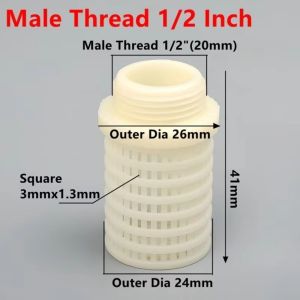 LUXURYLYN 1PC Joint Percolator Filter Screen Water Clean Water Pump Fitting Hose Filter Female/Male Water Pump Protection Garden Irrigation