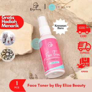 (Gratis Bonus) Face Toner Eby by Eliza Beauty Kemasan Baru untuk Wajah