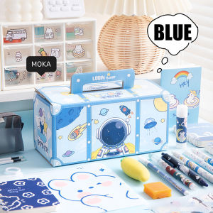 Elementary School Student Reward Small Gift Stationery Blind Box Kindergarten Childrens Day Practical Gift Stickers Tape Notebook Sticky Notes Blessing Box Eraser Pencil sharpener Set