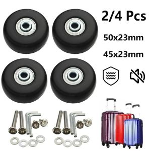 2/4Pcs Suitcase Wheels Roda Koper Pengganti Karet Roda Universal Pengganti Koper