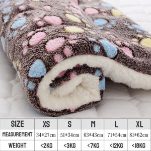 Dog bed Cat bed  Blanket Washable Thicken Washable pet cat dog soft Bed warm flannel pet mat kennel mat mattress dog bed for large dog