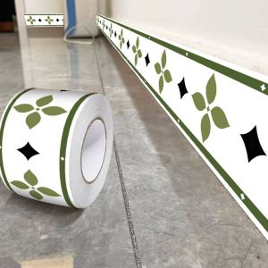 NEXTYOO 5/10 Meter Wall Base Self Adhesive Thickened Wall Sticker Fashion Anti-collision Corner Line Living Room