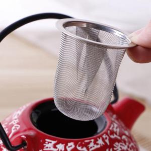 ANGY  Teapots Cups Kitchen Reusable Loose Leaf Tea Stainless Steel Drinkware Spice Filter Strainer Tea Infuser