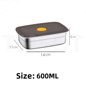 TIMSOT 316 Stainless Steel Sealed Lunch Box Vacuum Antibacterial Food Container Storage Trays Box Camping Airtight Container