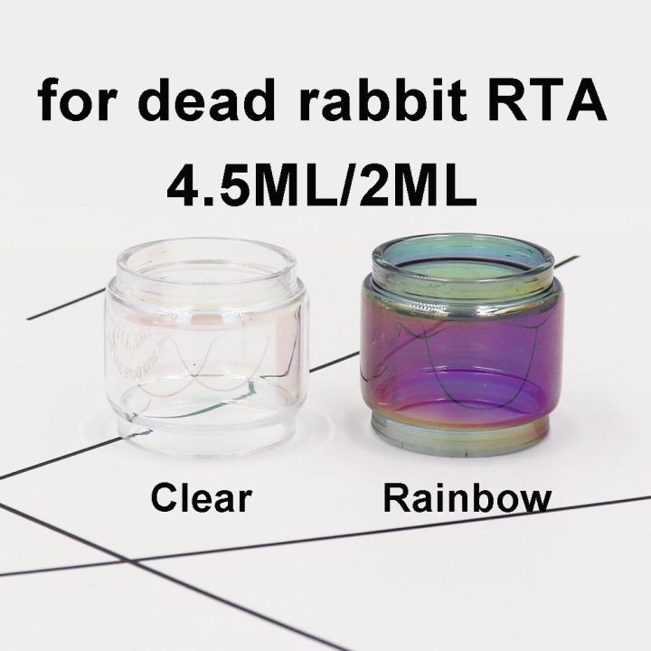 [Ship Today] Dead Rabbit RTA Glass Replacement Straight Bubble Glass ...