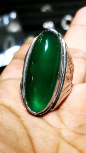 Cod Batu Akik Bacan Cincau Chrysocolla Chalsedony Kristal Bergiwang Model Pandan Top Quality