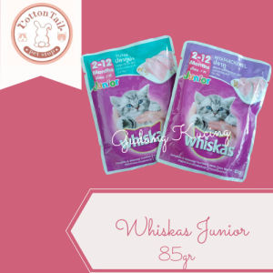Whiskas Junior / Makanan Kucing Saset 85gr