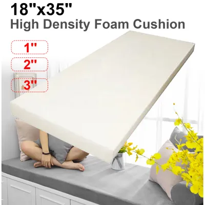 45x90CM 2.5/5/7.5CM Thick High Density Support Elastic Sponge Pad Foldable Foam Sofa Cushion Sheet Mattresses Replacement for Livingroom Bedroom