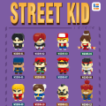 Street Kid Building Block The King of Fighters Building Block Mini Particle Building Block Model Toy Gift. 
