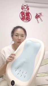 [SG] Baby Bathtub Seat universal bath bed support with drainage holes for Home Shower