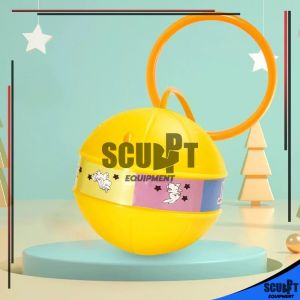 ลูกบอลกระโดดส่องแสงได้สำหรับเด็ก ฮูลาฮูปเท้า ลูกบอลเด้งกลับ บอลห่วงเท้า ลูกบอลฝึกปฏิกิริยา ตลกๆ ของเล่นกีฬาแสนสนุก