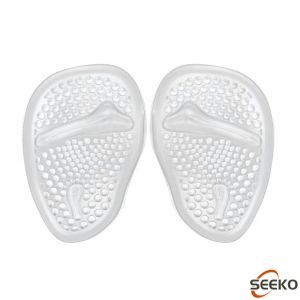 Seeko Reusable Women Clear Silicone High Heel Insoles Pad Foot Protection Anti Slip Shoe Insoles
