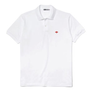 Lee Cooper Polo Shirt Basic Diamond Logo White