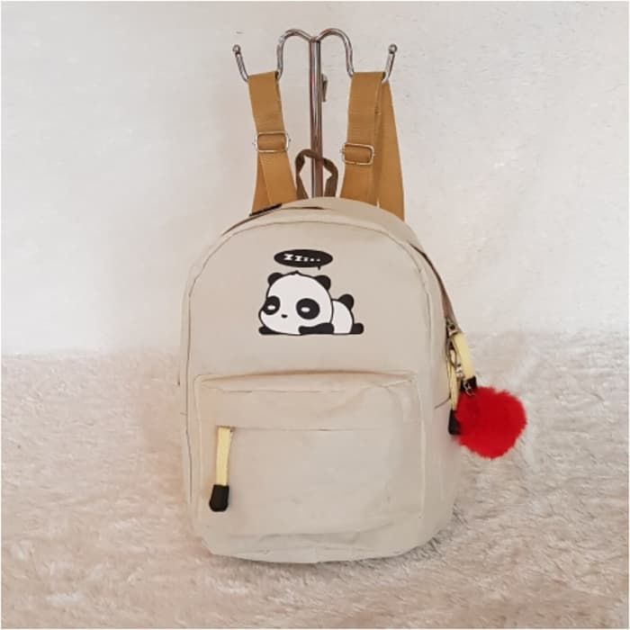 backpack mini tas ransel panda Ivory Lazada Indonesia