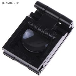 [LIXIAOJU] 10X 28mm Folding Magnifier Stand Loupe with Scale for Textile Optical Tool