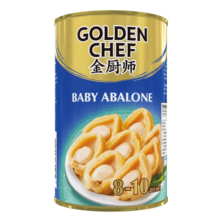 Golden Chef Baby Abalone in Brine (8 - 10 Pieces) 425g - Chinese New ...