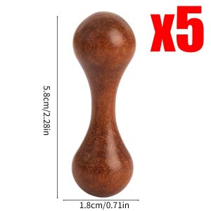 1/5Pcs Wooden Finger Bone Massage Fingerbone Stress Relief Knucklebone Decompression Rotating Polishing Hand Spinner Tool