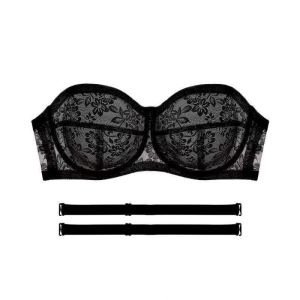 CHAOSON Vừa vặn Áo ngực ren trong suốt Lưới mỏng Chống sốc Áo ngực vô hình không đường may Thoải mái Chống chảy xệ Đồ lót nâng đỡ Đám cưới