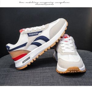 (ใหม่) รองเท้าตาข่ายระบายอากาศ สไตล์เกาหลีอินเทรนด์ น้ำหนักเบา ใส่สบายๆ