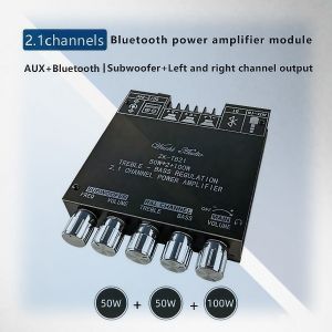 TB21 2.1 Channel Portable Bluetooth Digital Amplifier 160W2 220W Subwoofer Module para sa Kotse Audio