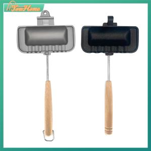 Eco-Friendly Double-Sided Sandwich Pan Non-Stick Skillet for Gas Stove Baking and Cooking