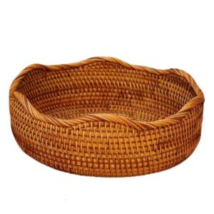 Artisanal Bread Basket With Technology Natural Fiber Kitchen For Fruits