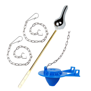 2Pcs Toilet Flapper Replacement 2inch Toilet Stoppers Flapper Water Saving Flush Valves Flapper with Stainless Chain