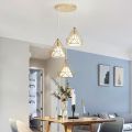 Home modern chandelier ceiling light industrial metal cage living room dining room ceiling light. 