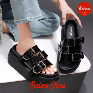 BL-88-5 Sandal Tali Gesper Wedges Model Croco Sandal Selop Fashion Wanita AntiSlip Import PCU