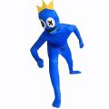 Rainbow Friends Costume Kids Boys Blue Monster Wiki Cosplay Horror Game Halloween Jumpsuit Canival Birthday Party Costume. 