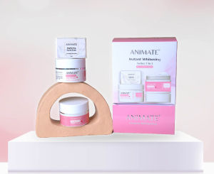 Paket Glowing Animate skin care Instant Whitening 5 in 1 Bonus Logam Mulia Tanpa di Undi / Paket Kecantikan Cream dan Serum Untuk Perawatan Wajah Sudah BPOM