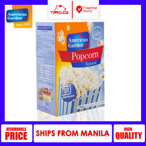 American Garden Microwave Popcorn 3 Bags x 3.2oz - Imported Ready-to-Pop Popcorn Movie Night Snack Cheese / Butter / Natural Flavors (1 Box 1 Flavor)