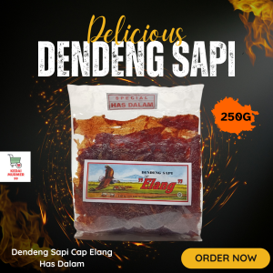 Dendeng Sapi Asli Cap Elang Khas Boyolali 250 gram