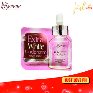 KSerene Extra White Underarm Serum Cream 30g / 4 in 1 Underarm Deo Spray 60ml