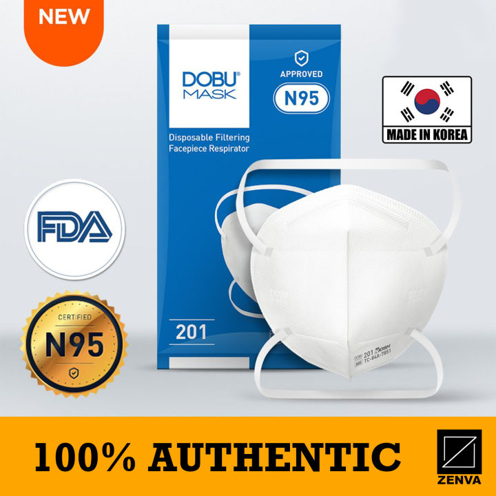 DOBU 201 N.95 MASK SAFEST Medical Respirator Masks Highest Premium Quality Made In Korea better
