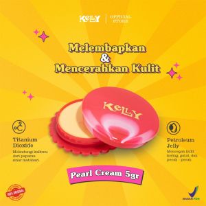 Kelly Pearl Cream Smoothness 5gr & 15gr Original BPOM