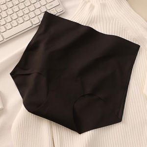 กางเกงชั้นในเก็บพุงแบบไร้รอยสำหรับผู้หญิงช่วงฤดูใบไม้ร่วงและฤดูหนาว ผลิตจากผ้าไหมซานซูร์คุณภาพสูง เนื้อสัมผัสนุ่มสบาย ขอบสูง 7A