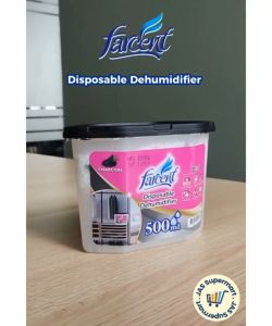 Farcent Charcoal Disposable Dehumidifier 800mL – Moisture Absorber for Home Room & Closet